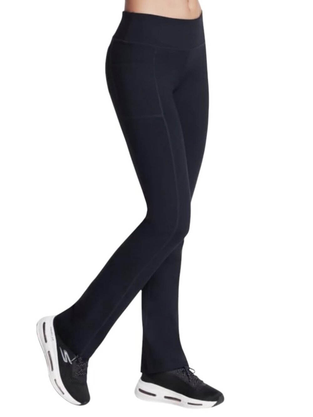SKECHERS GO WALK OG Pant Regular length Black Size Large Activewear Like new - Picture 5 of 11